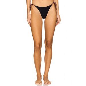 Bond Eye Anali Reversible Bikini Bottoms in Black Arabica Medium/Large New Brief